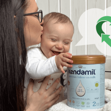 Hogyan lehet újrahasznosítani a Kendamil tejcsomagolást?