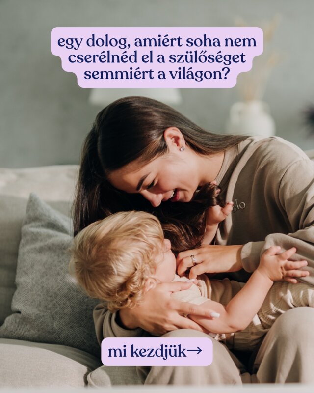 Szülői kihívás: írd meg kommentben azt az egy dolgot, amiért NEM cserélnéd el a szülőséget semmiért a világon 🤔💭

Mert ahogy a szülőség lehet kaotikus és stresszes, ugyanúgy lehet varázslatos és felejthetetlen is. ✨ Egyetértesz? 💜

#Kendamil #KendamilHU #anyasag #apasag #szuloseg