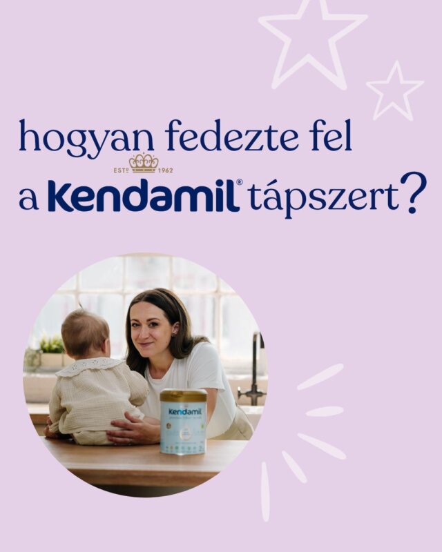 🍼KÉRDÉSÜNK...🍼

Hogyan kezdődött az Ön útja a Kendamillal?😊

#kendamil #tápszer #szerelem #szerelemelsőtöltésre #teljesélet #kompromisszumoknélkül

Fontos figyelmeztetés: A szoptatás a legjobb táplálási módszer csecsemők számára. A kisgyermekeknek szánt tejtermékek csak vegyes és kiegyensúlyozott étrend részeként fogyaszthatók. A használati utasítás és további információk a csomagoláson találhatók. Speciális táplálkozási célra szánt élelmiszer. *HMO (3´GL) Hogyan kezdődött az Ön útja a Kendamillal?