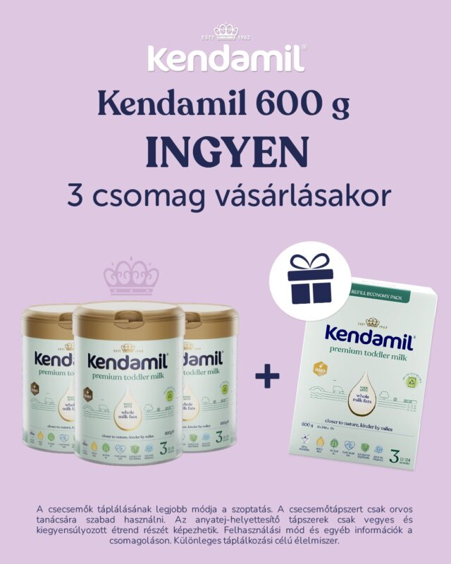 A Kendamil Premium dobozainkat már ismeri. De tudta, hogy most új termékünk is van – praktikus 600 g-os csomagolás papír dobozban? Ugyanaz a prémium receptúra, amelyet a babák imádnak, csak új, könnyebben tárolható formában.

És most figyelem, mert van egy különleges ajánlatunk:
Vásároljon 3 doboz Kendamil Premium terméket kedvező áron, és 1 db 600 g-os csomagot INGYEN kap.💙

💬 Mert amikor a gyermekéről van szó, kompromisszumok nem jöhetnek szóba. Akár klasszikus, akár papírcsomagolású terméket részesít előnyben – a Kendamil mindig a legjobb választás.
📦 Az akció 2025.06.22-ig érvényes
❗️Csak a 2, 3 és 4 Kendamilra érvényes

#akció #teljesélet #kompromisszumoknélkül #healthfactory #akció #bébiétel #kása #Kendamil #babávalazélet #zabkása #kedvezmény