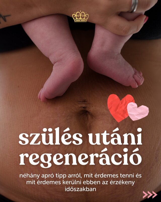 A szülés utáni időszak nagy változás. Testileg és lelkileg is. És minden édesanya kicsit másképp éli meg. 🤍

Összegyűjtöttünk néhány tippet arról, mit érdemes tenni a szülés utáni regeneráció időszakában, és mit érdemes inkább elkerülni. Segíthetnek abban, hogy egy kicsit nyugodtabban vészeld át ezt az időszakot. ✨

Ne feledd, hogy minden édesanya felépülési útja egyedi. Hallgass a testedre, légy türelmes magaddal, és ha úgy érzed, hogy valami nincs rendben, ne habozz szakemberhez fordulni. 🫶