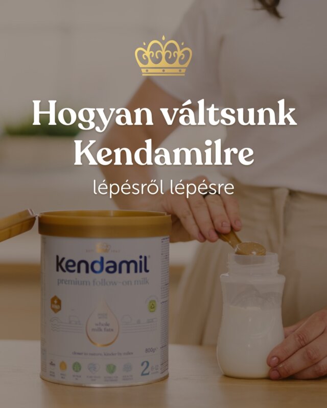 A tejváltás sok kérdést felvethet, és egy kis bizonytalanságot is okozhat. 🤍

A jó hír, hogy nem vagytok ezzel egyedül, és a Kendamilre való váltás nyugodtan, a baba tempójához igazodva is történhet.

Néha a pocak azonnal megszokja, máskor néhány napra van szüksége. Mindkettő teljesen normális.

Ebben a karusszelben megtalálod 👇
• hogyan érdemes haladni a fokozatos váltásnál
• mikor lehet az azonnali váltást választani
• mi a normális a tejváltás során

Minden baba más, és nincs egyetlen „helyes” módszer.

Ha bizonytalan vagy, melyik változat a legjobb, vagy csak megerősítésre van szükséged, írj nekünk! Itt vagyunk neked. 🤍

🩺 Fontos figyelmeztetés: Ha a babánál ételérzékenység, emésztési problémák jelentkeznek, vagy bármilyen kérdésed van az etetéssel kapcsolatban, mindig konzultálj a gyermekorvossal, aki ismeri a gyermeked. 🩵